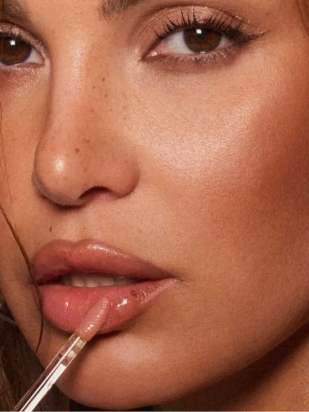 GISOU Honey Infused Lip Oil in Glazed Plum, Full‎ Size, New in Box